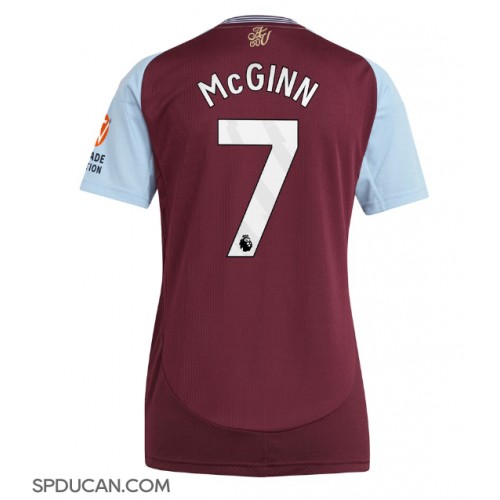 Zenski Nogometni Dres Aston Villa John McGinn #7 Domaci 2024-25 Kratak Rukav